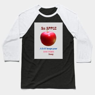 An Apple Baseball T-Shirt